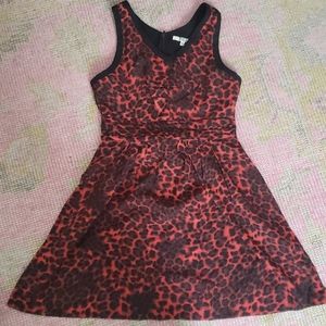 Red cheetah BB Dakota dress